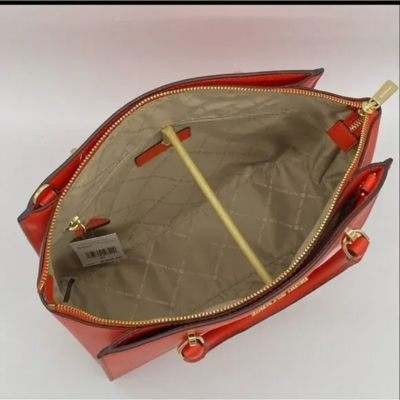 🆕️💥MK lg Satchel Leather in Mandarin - Picture 7 of 15